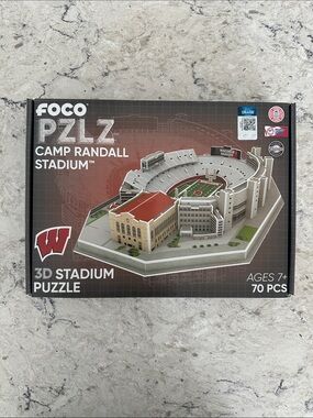 Wisconsin Badgers Camp Randall Stadium 3-D Puzzle - RARE - New In Box